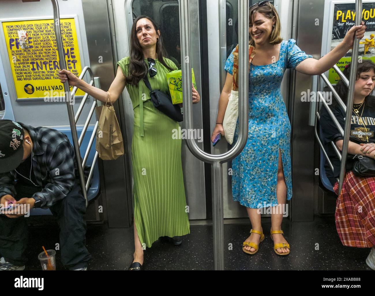Subway Ridership Weekend ridership in the subway in New York on Sunday, May 26, 2024 ...