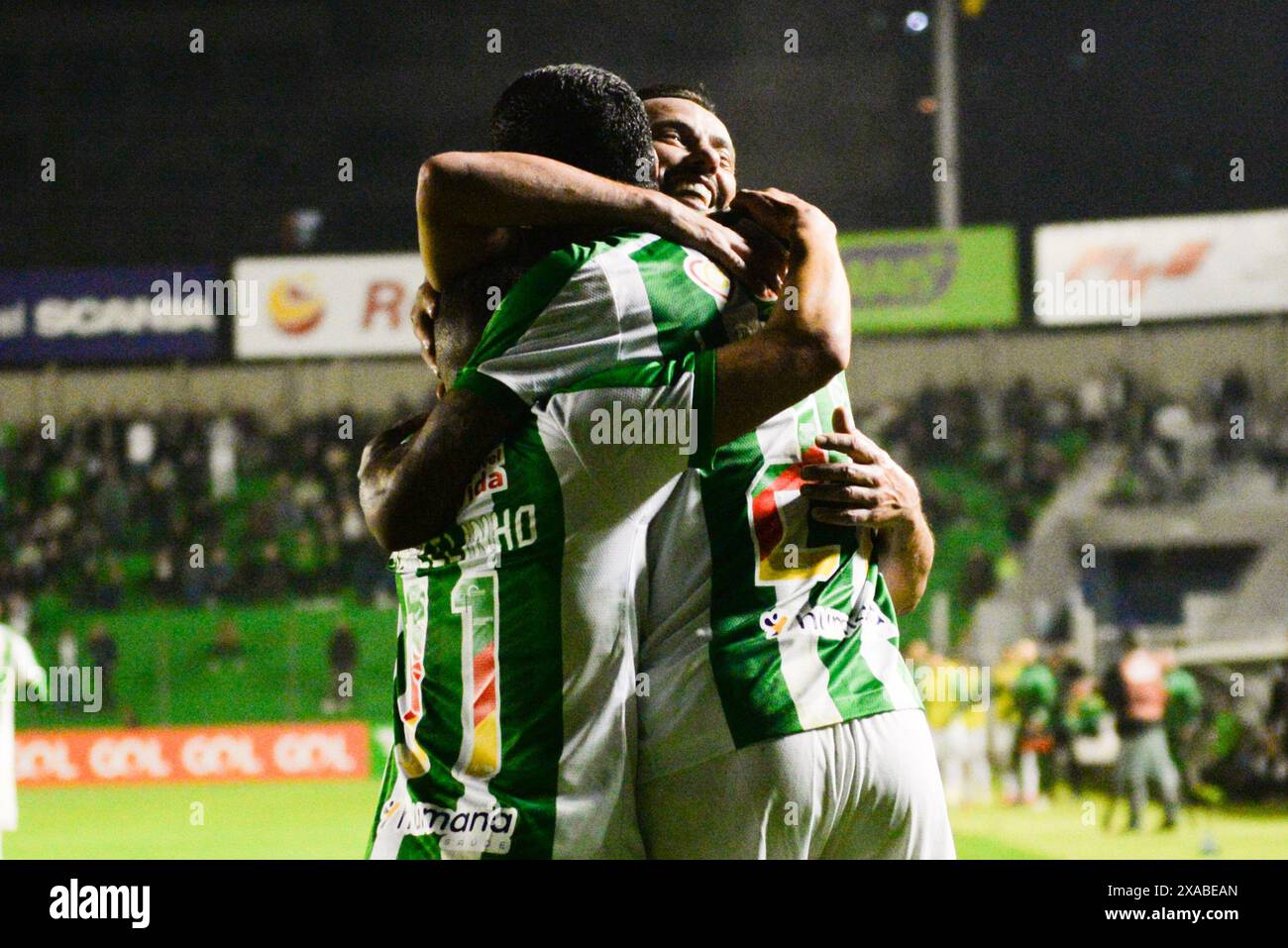 Caxias Do Sul, Brazil. 05th June, 2024. GO, valid for the Brazilian Championship 2024, Series A, held at the Alfredo Jaconi Stadium, in Caxias do Sul, RS, this Wednesday (05). Credit: Antônio Machado/FotoArena/Alamy Live News Stock Photo