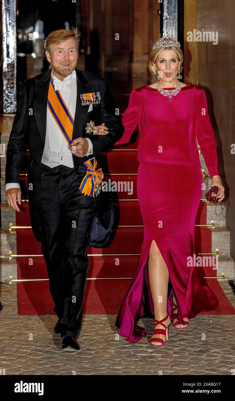 Amsterdam, 05-06-2024 King Willem Alexander and Queen Máxima of The ...