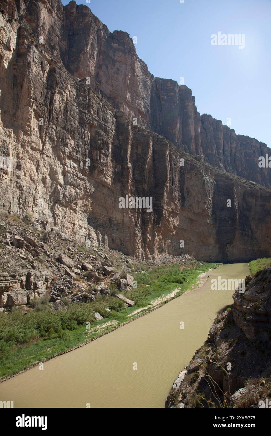 The Rio Grande flows through the breathtaking southwest canyons of Big 