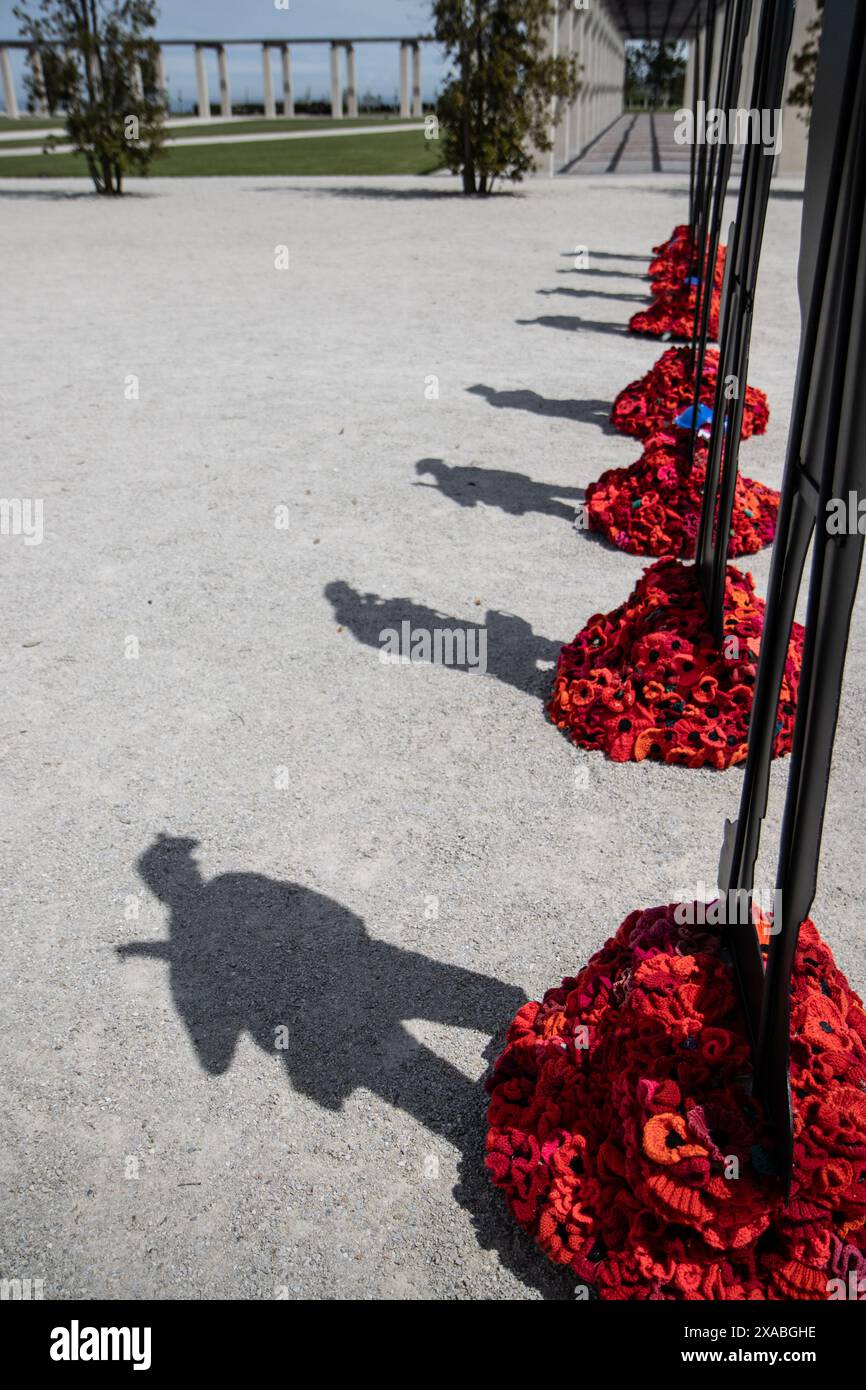 British Normandy Memorial, Normandy France Displaying The Walking With ...