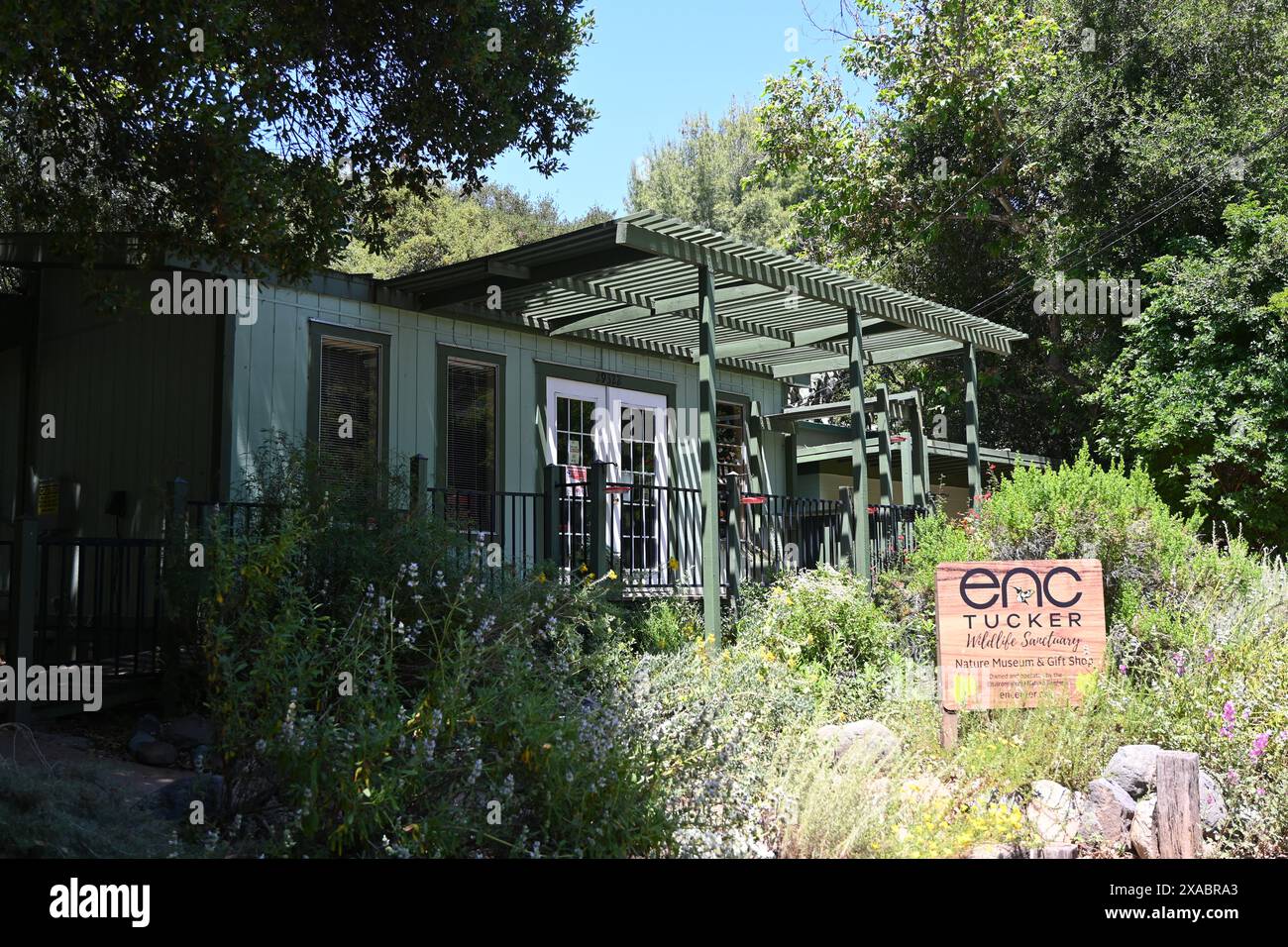 SILVERADO, CALIFORNIA - 5 JUNE 2024: The ENC Tucker Wildlife Sanctuary Nature Museun in Modjeska Canyon, owned and operated by the Environmental Natur Stock Photo