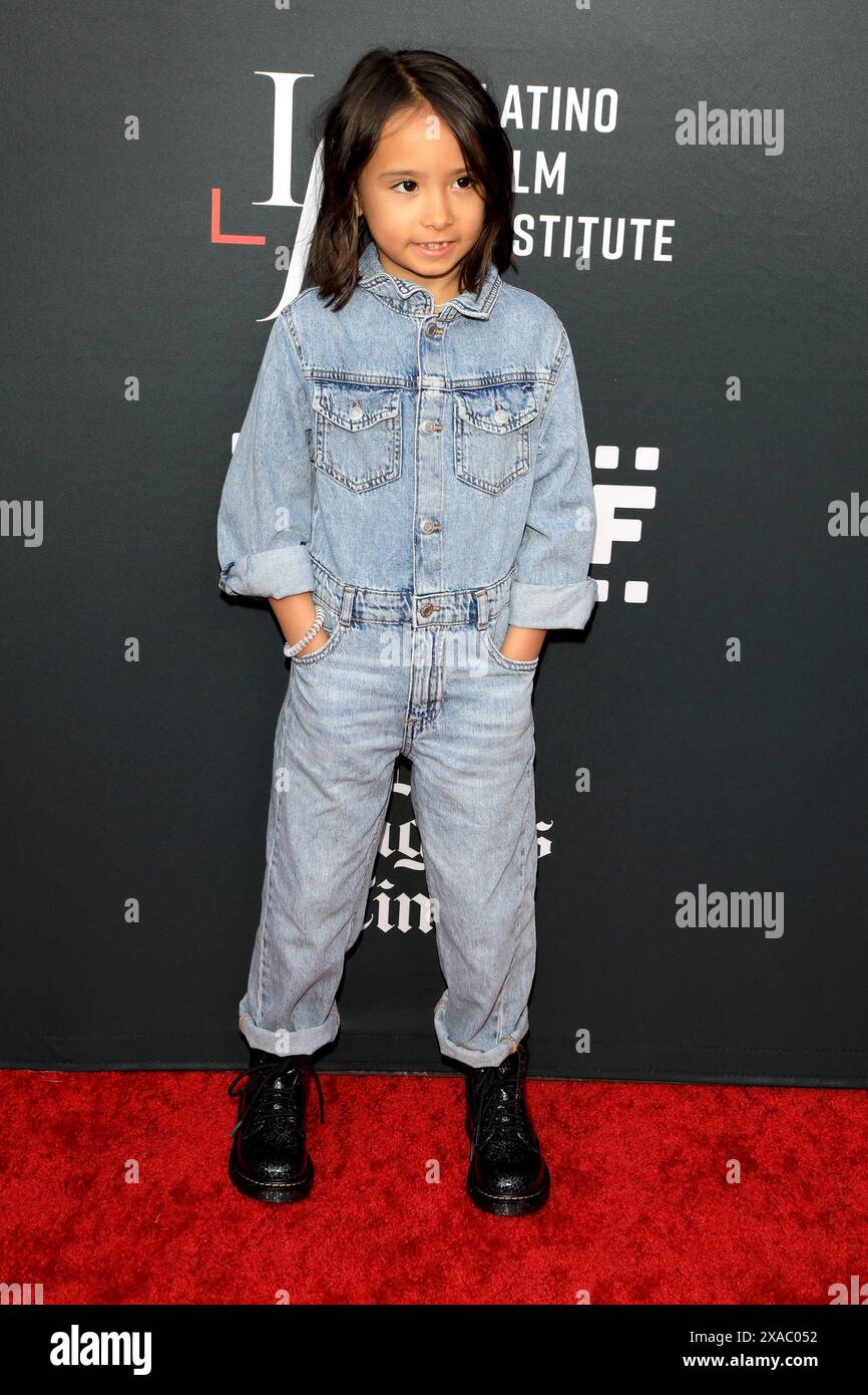 LOS ANGELES - MAY 29:  Indigo Montez at the In the Summers Premiere at the LA Latino Film Festival at TCL Chinese Theater IMAX on May 29, 2024 in Los Stock Photo