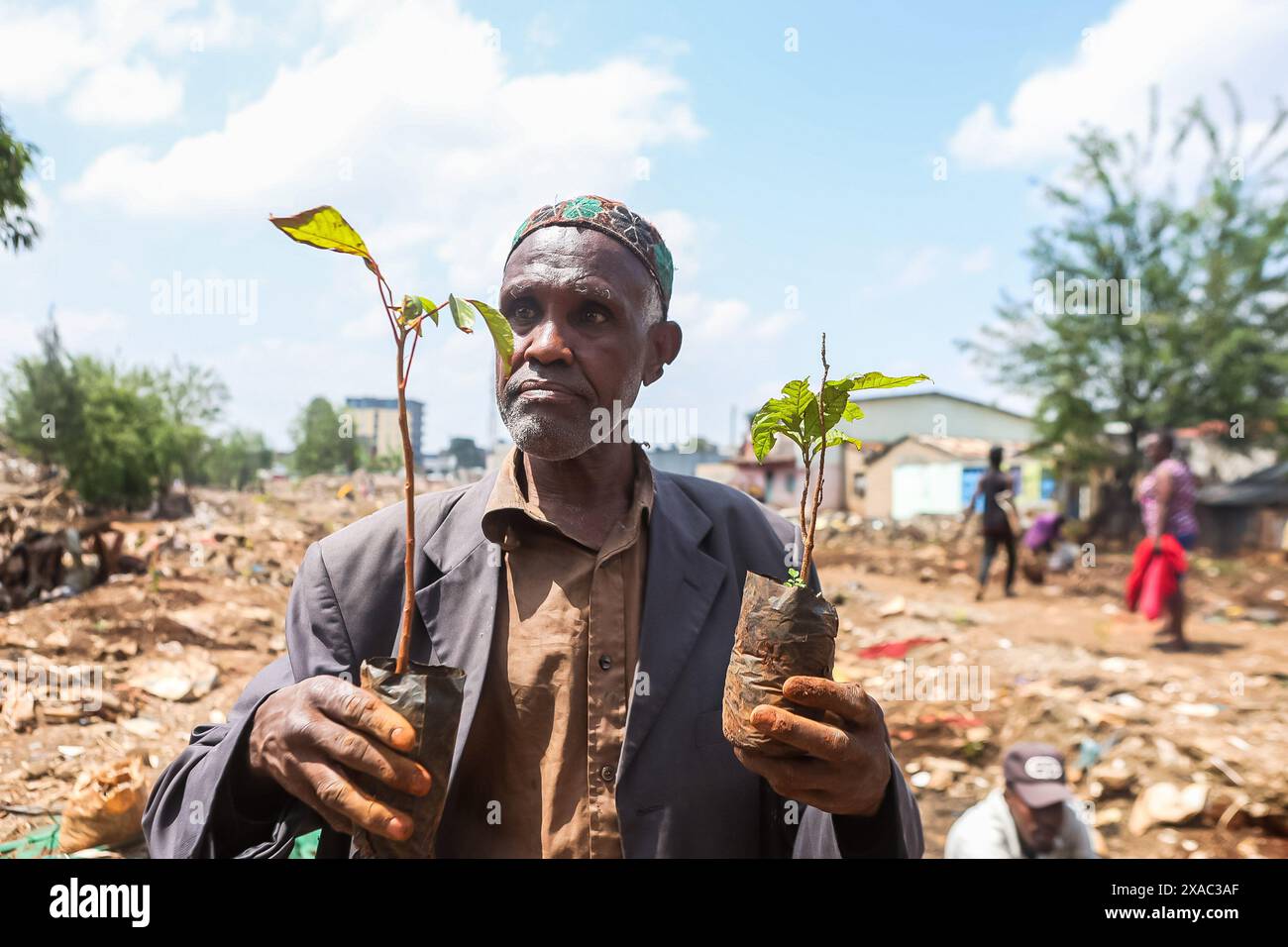 Nairobi, Kenya. 05th June, 2024. A local resident of Kiamako slum ...