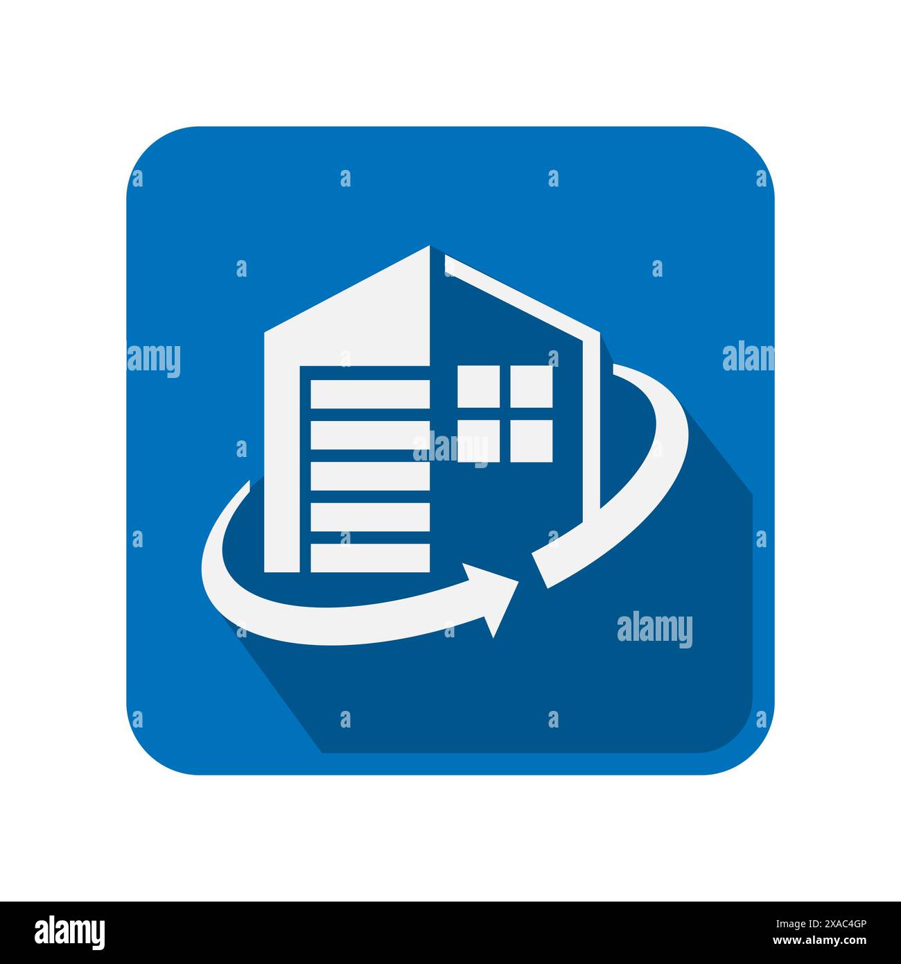 Explore our Blue Storage Garage Logo Vector Graphic Design, a symbol of