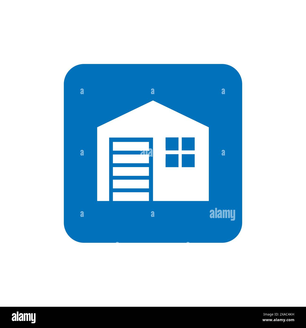 Explore our Blue Storage Garage Logo Vector Graphic Design, a symbol of