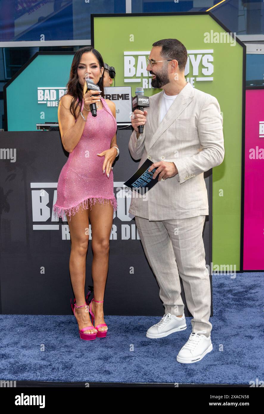 Natacha Rode MIAMI, FLORIDA - JUNE 05: Natti Natacha and Enrique Santos attend the ...