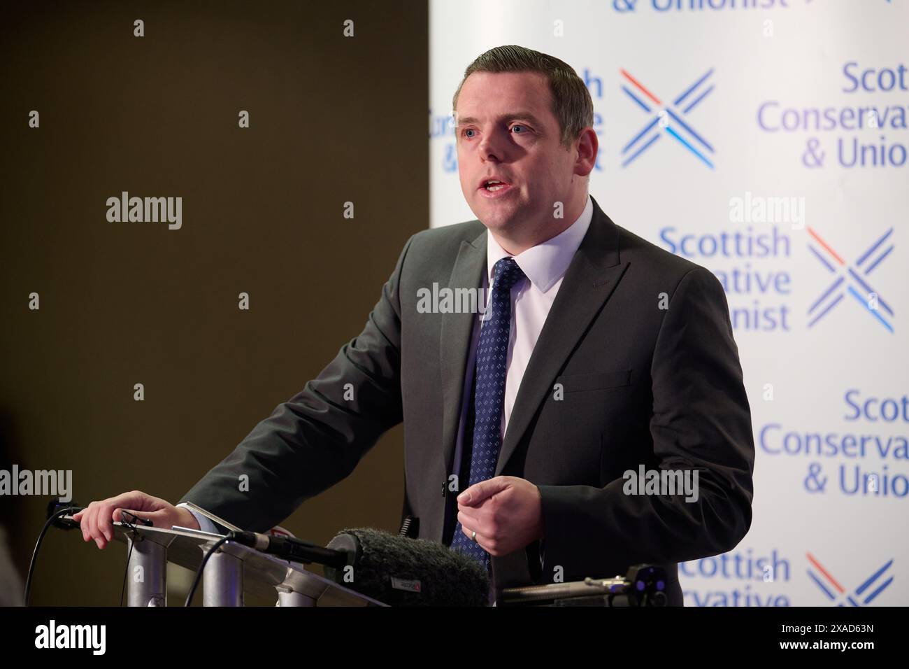 Edinburgh Scotland, UK 06 June 2024. Scottish Conservative leader ...