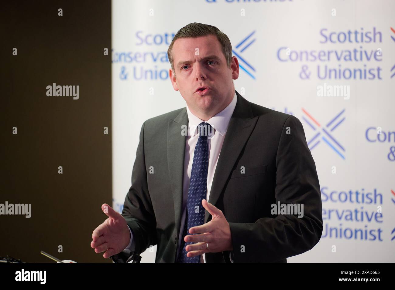 Edinburgh Scotland, UK 06 June 2024. Scottish Conservative leader ...