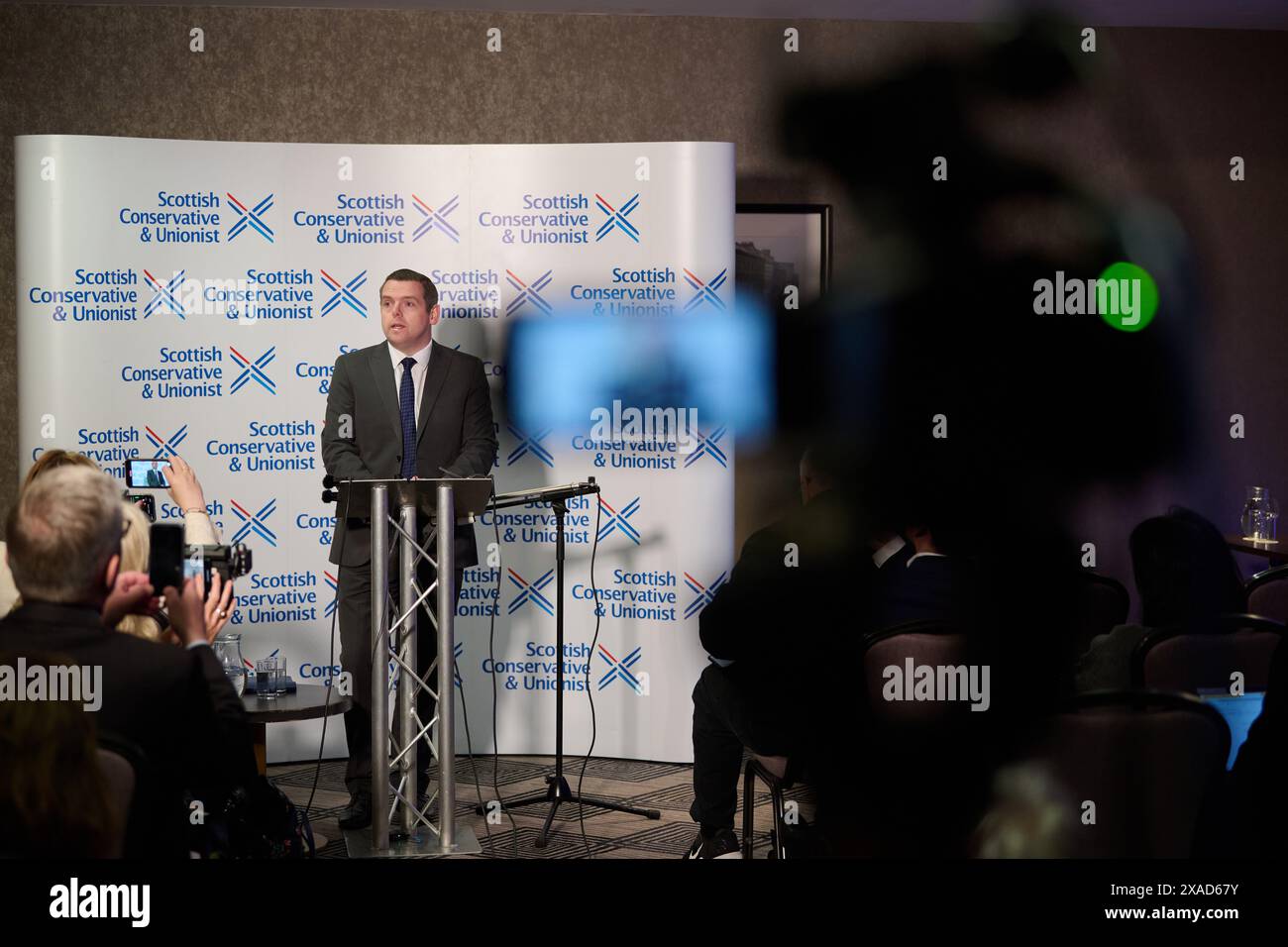 Edinburgh Scotland, UK 06 June 2024. Scottish Conservative leader ...