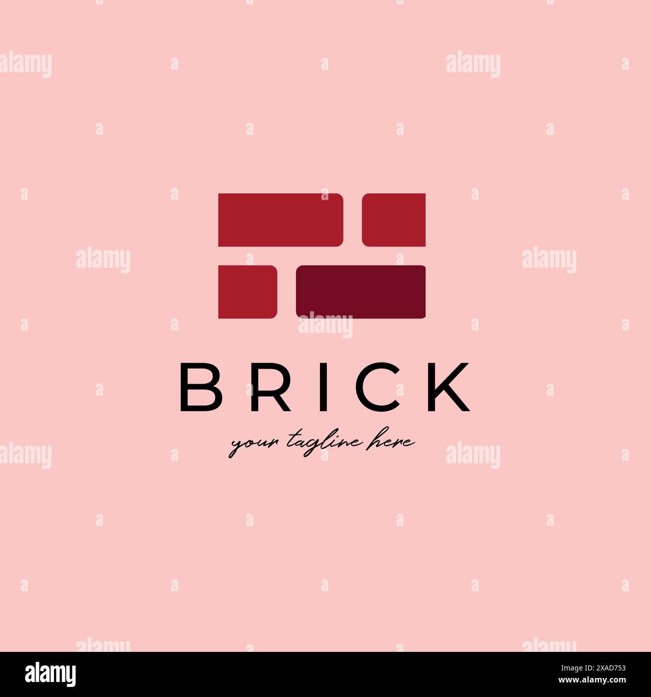 logo line art vector illustration minimalist design Stock Vector Image ...