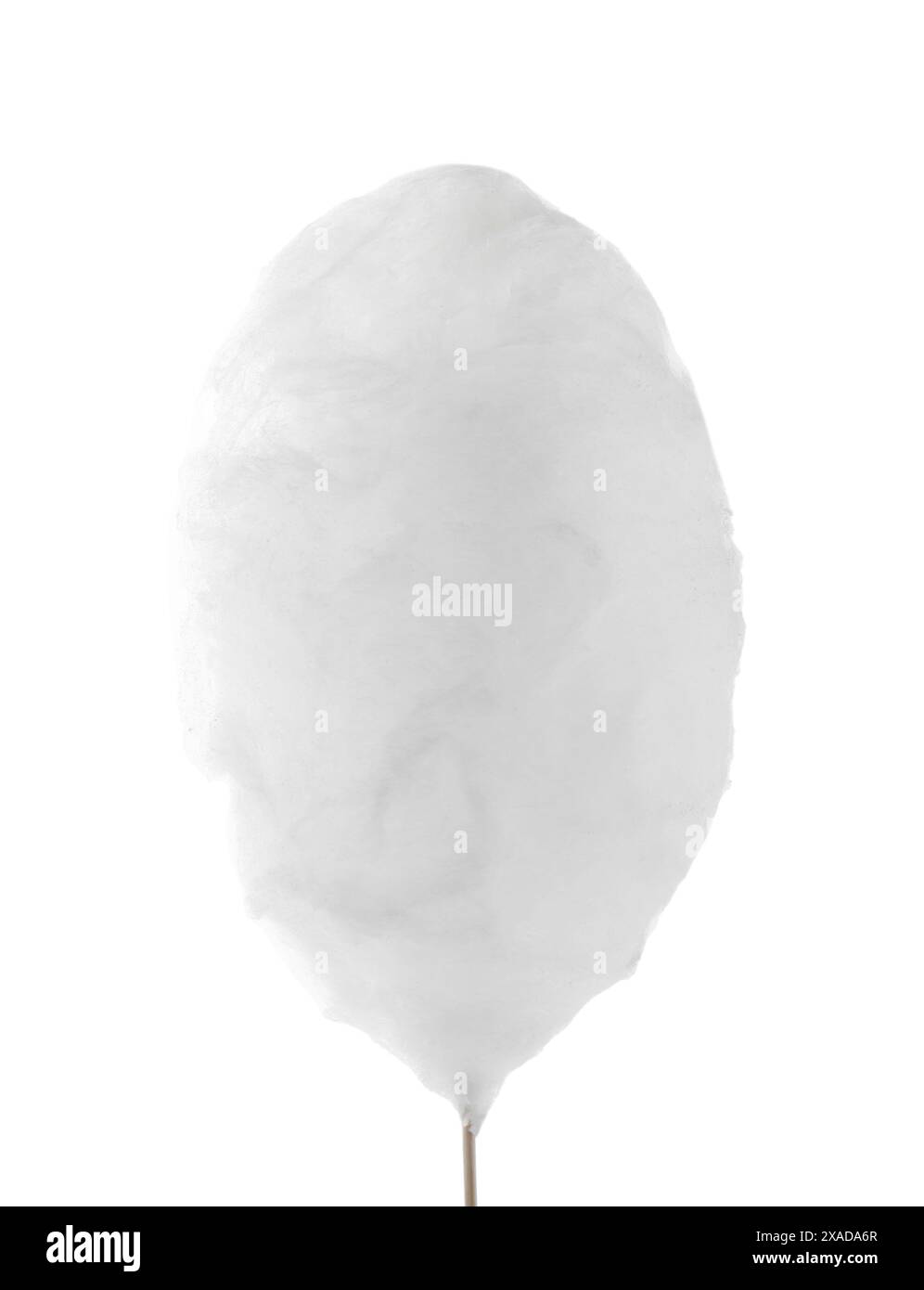 One sweet cotton candy isolated on white Stock Photo - Alamy