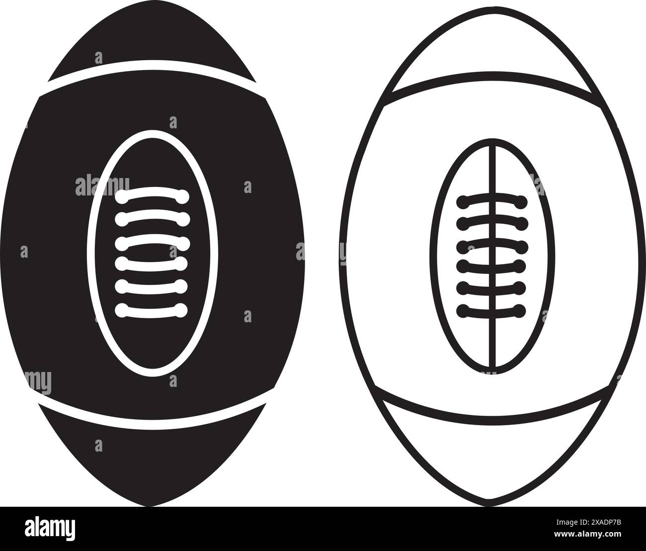 Rugby ball icon vector illustration design template Stock Vector Image ...
