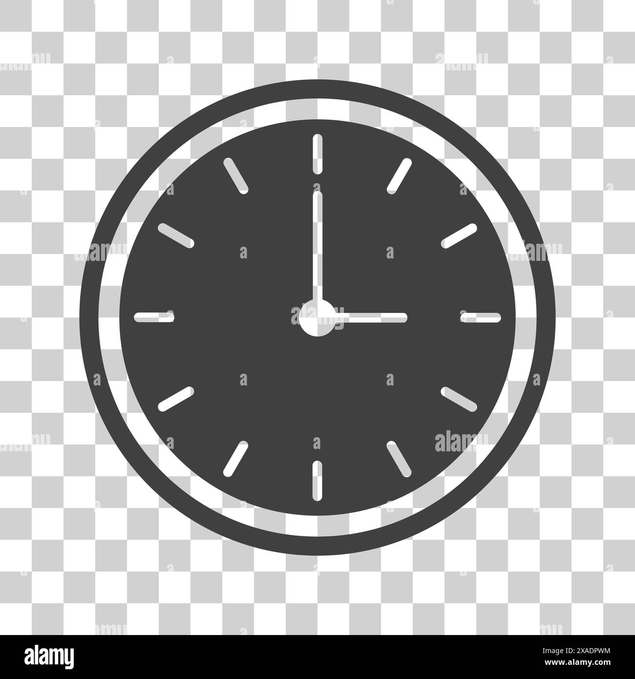 time icon on white background Stock Vector Image & Art - Alamy