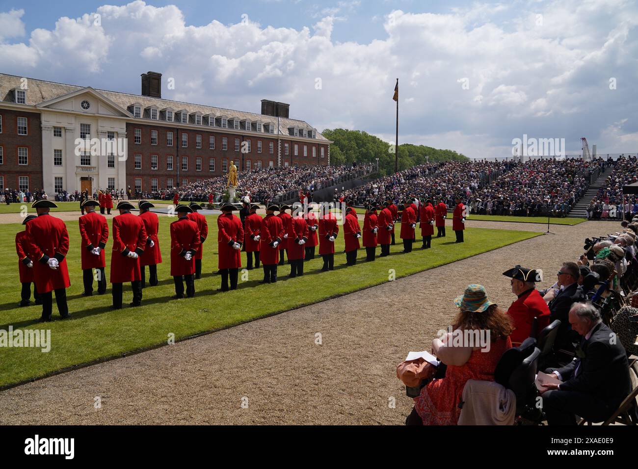 Chelsea Pensioners during the Royal Hospital Chelsea