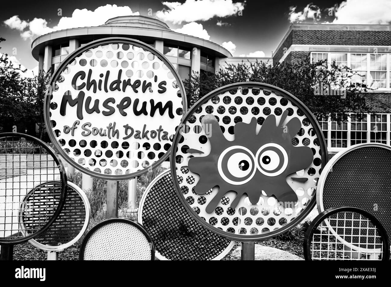 Brookings, SD, USA 5.26.2024 Entrance to the Children's Museum of