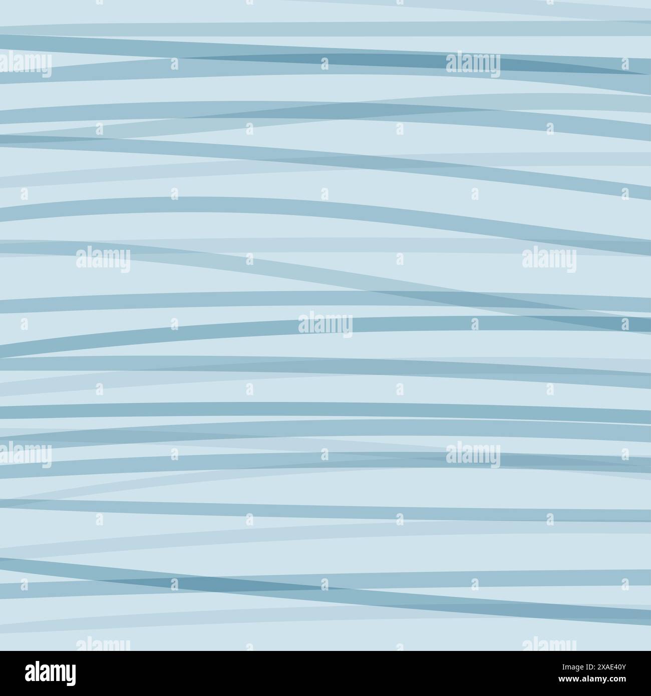 Blue horizontal stripes. Vector editable background for website, packaging, design Stock Vector
