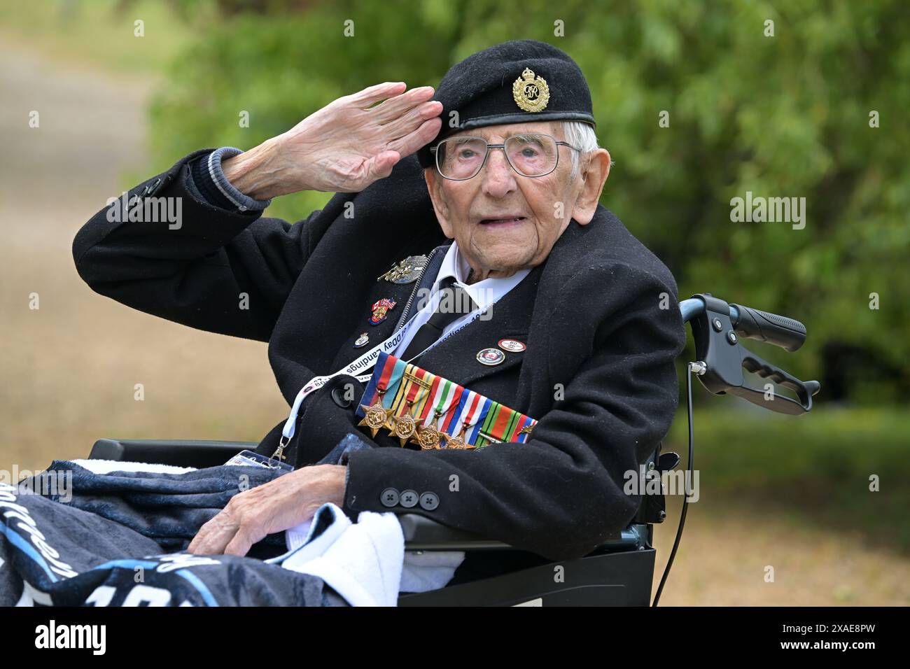Rettendon Essex UK 6th June 2024. D-Day remembrance service at the ...