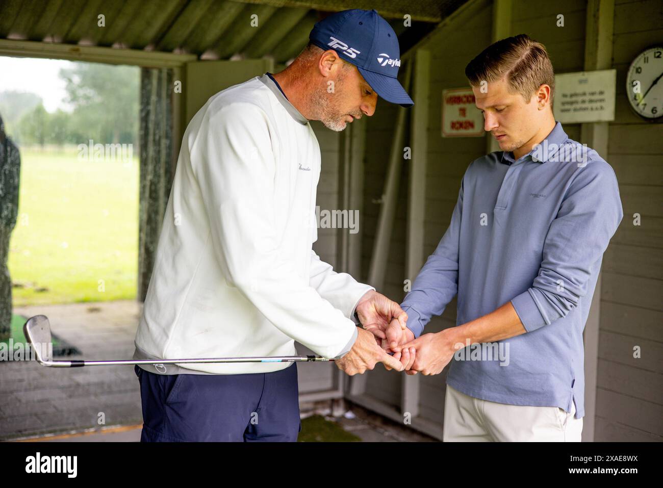 Leeuwarden, Netherlands. 04th June, 2024. LEEUWARDEN, 04-06-2024, Leeuwarder Golfclub De Groene Ster, Oud profvoetballer Gerald Sibon is tegenwoordig golfleraar. Credit: Pro Shots/Alamy Live News Stock Photo