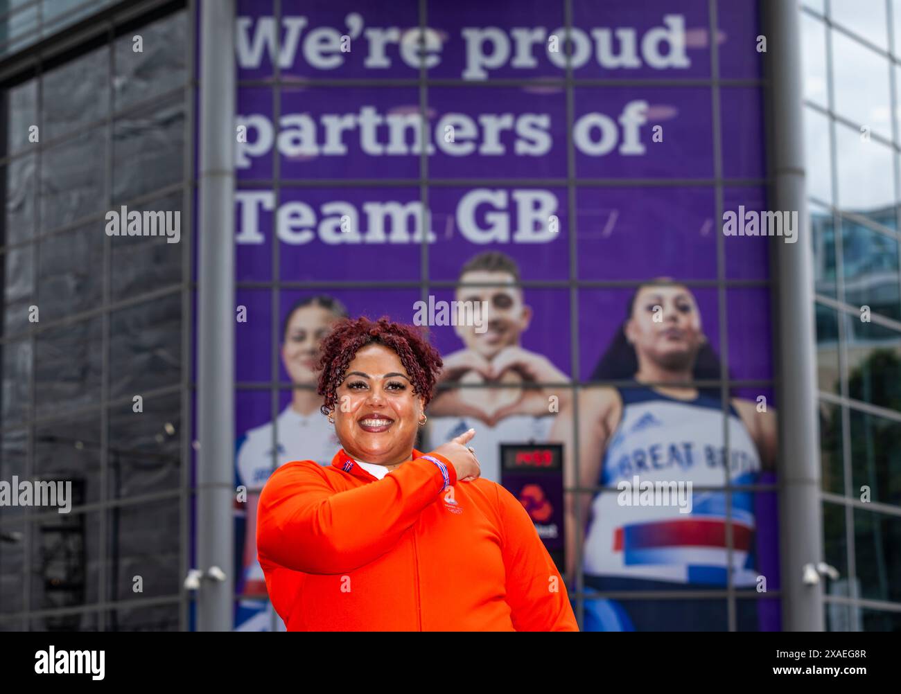 Team GB's Emily Campbell during the Team GB Paris 2024 weightlifting