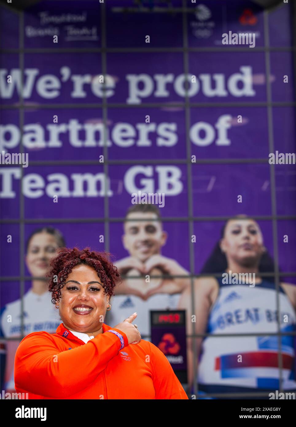 Team GB's Emily Campbell during the Team GB Paris 2024 weightlifting