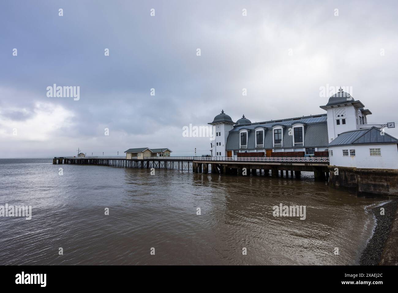 Penarth Pier, Wales Stock Photo