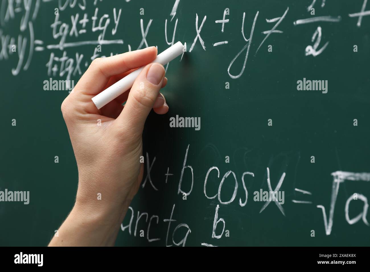 Math classroom board hi-res stock photography and images - Alamy