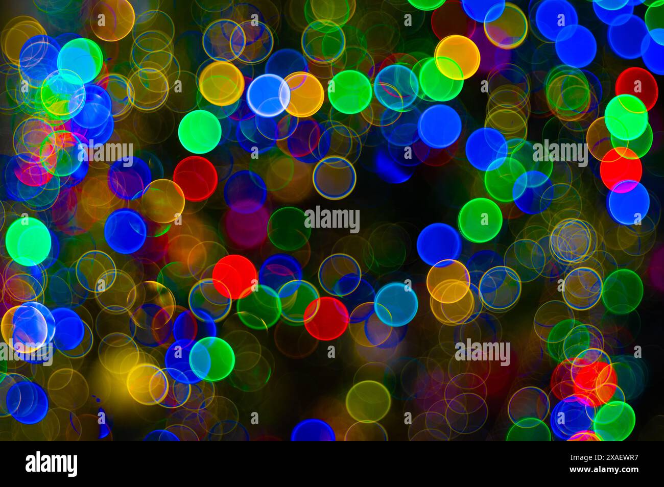 background soap bubbles on a black background Stock Photo