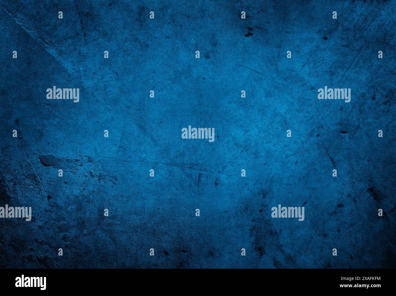 Blue textured concrete grunge wall background Stock Photo