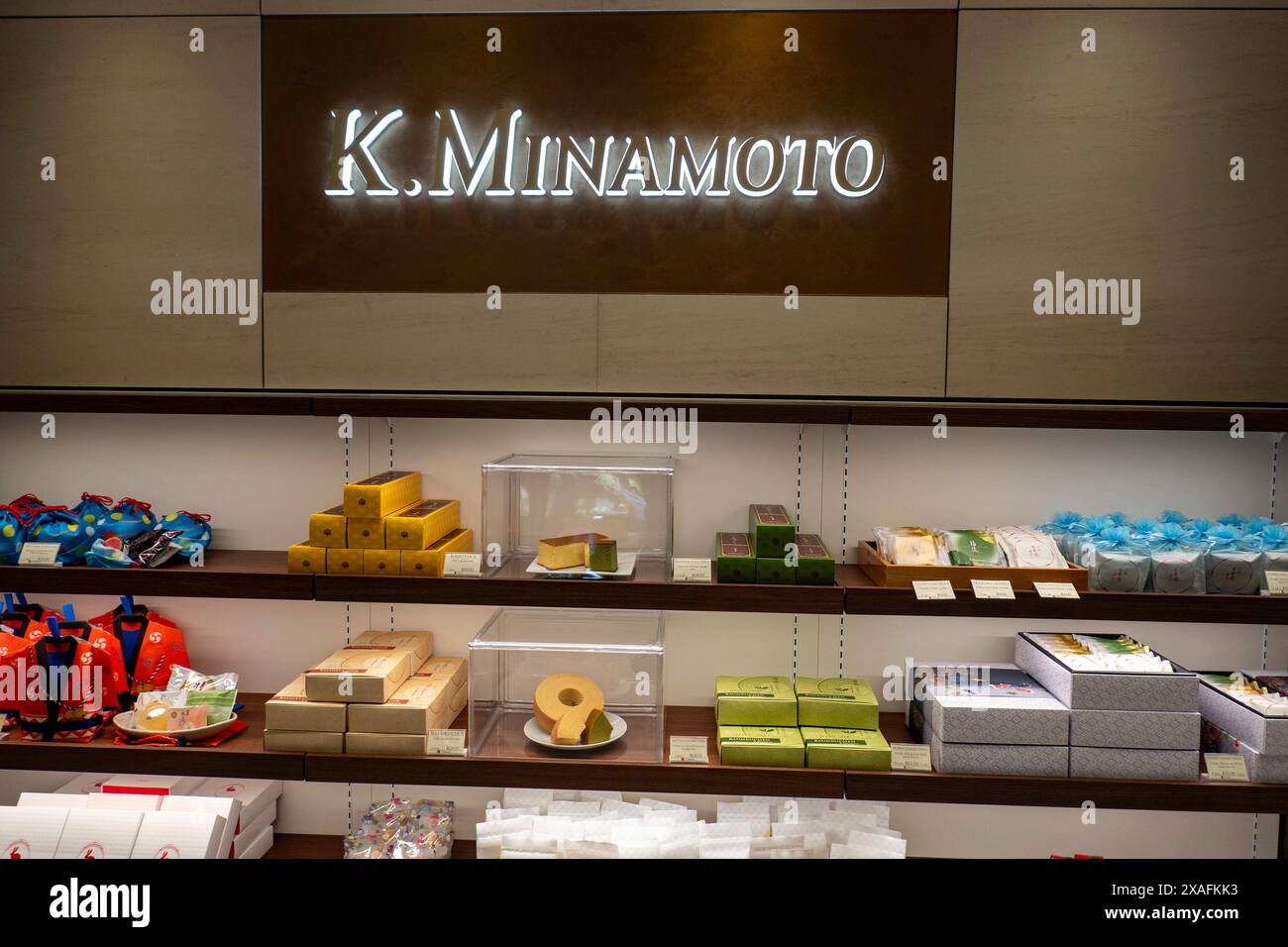 K. Minamoto is an authentic Japanese confectionery on Fifth Avenue in New York City, USA  2024 Stock Photo