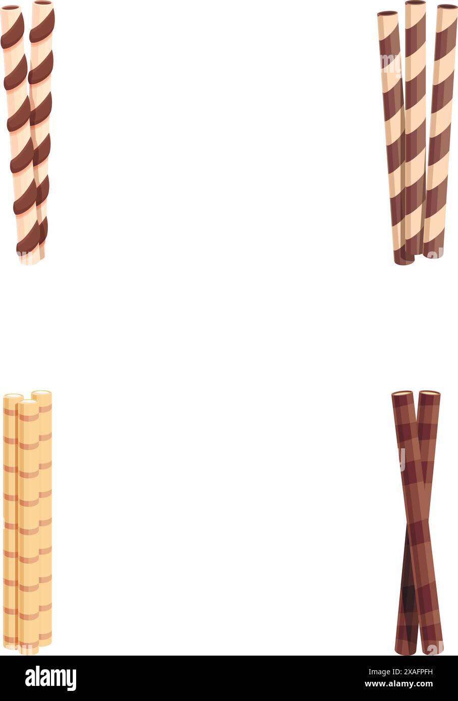 Rolled wafer Stock Vector Images - Alamy