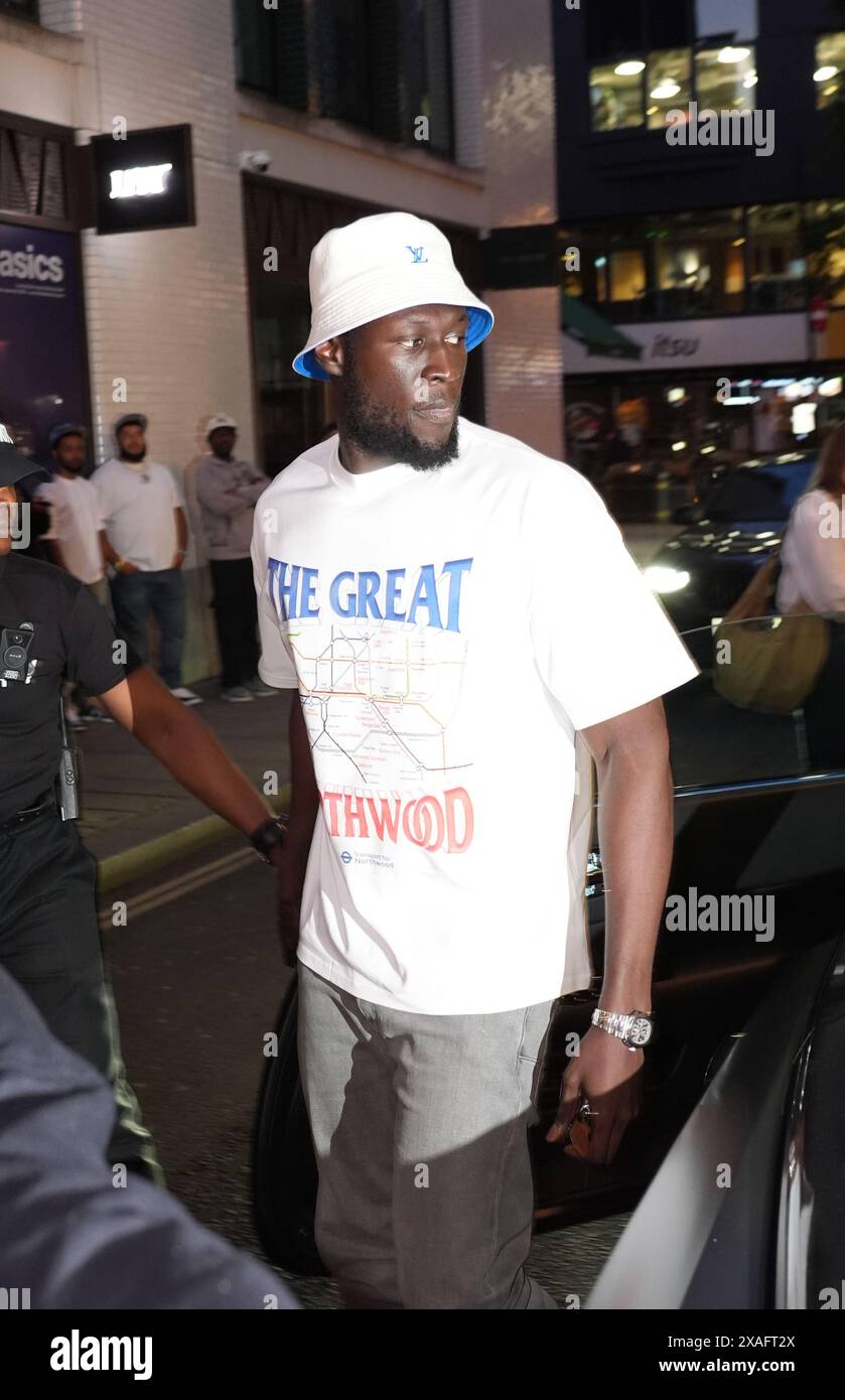 Stormzy attending the official launch of House Party, presented by ...