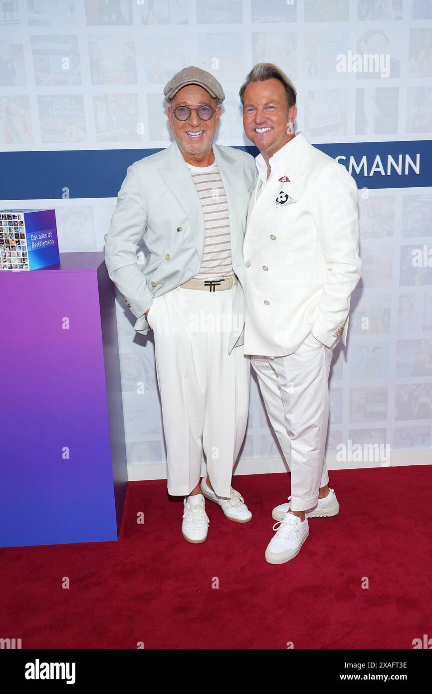 Sander Rath Thomas und Sandro Rath bei der Bertelsmann Party am 6.06.2024 in Berlin ...