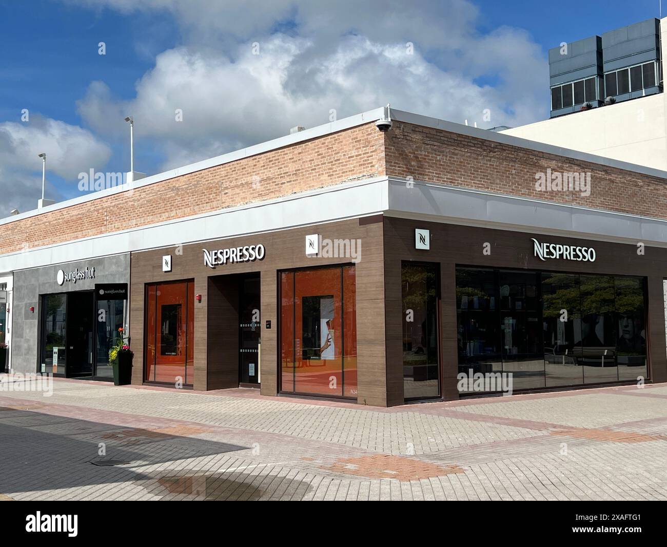 Exterior of the Nespresso boutique at Old Orchard Shopping Center in ...
