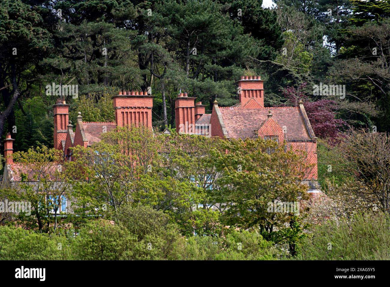 Dublin, Ireland 06, June, 2024, Red Sutton Castle or Sutton House in a