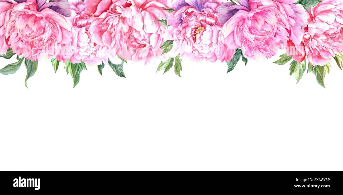 Branch of white peonies hi-res stock photography and images - Alamy