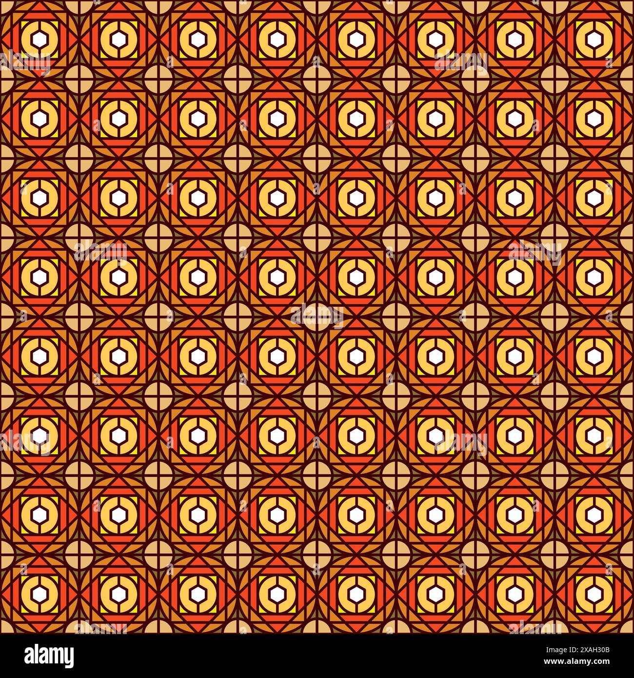 Abstract geometric pattern with lines, rhombuses A seamless vector background Stock Vector