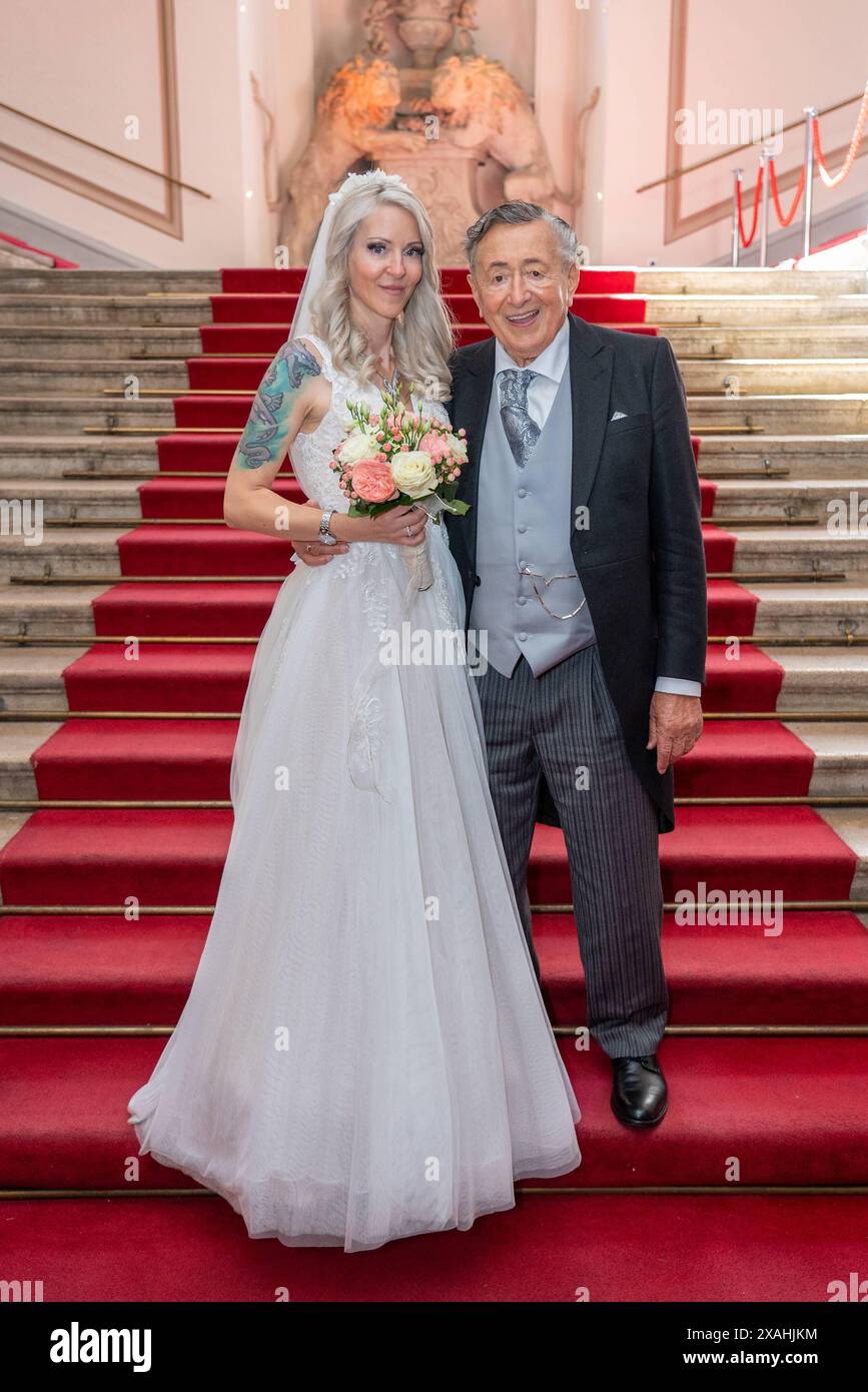 Vienna, Austria. 01st June, 2024. Wedding of Richard Lugner and Simone ...