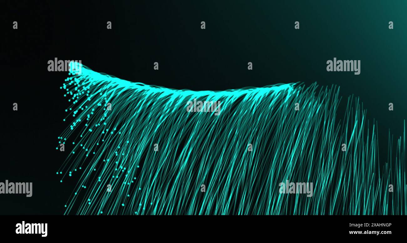 Image of light trails over black background Stock Photo - Alamy