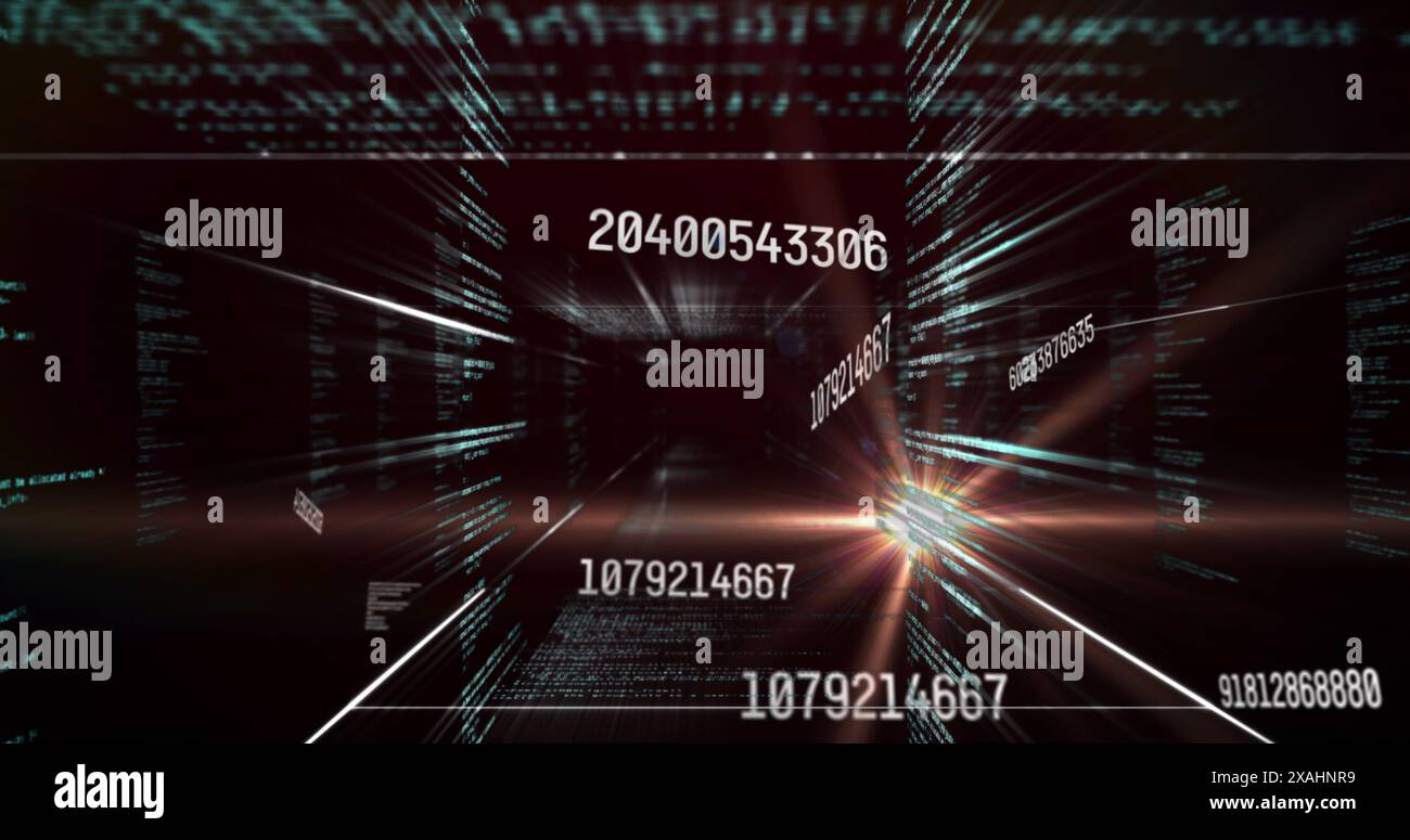 Image network connections numbers hi-res stock photography and images ...