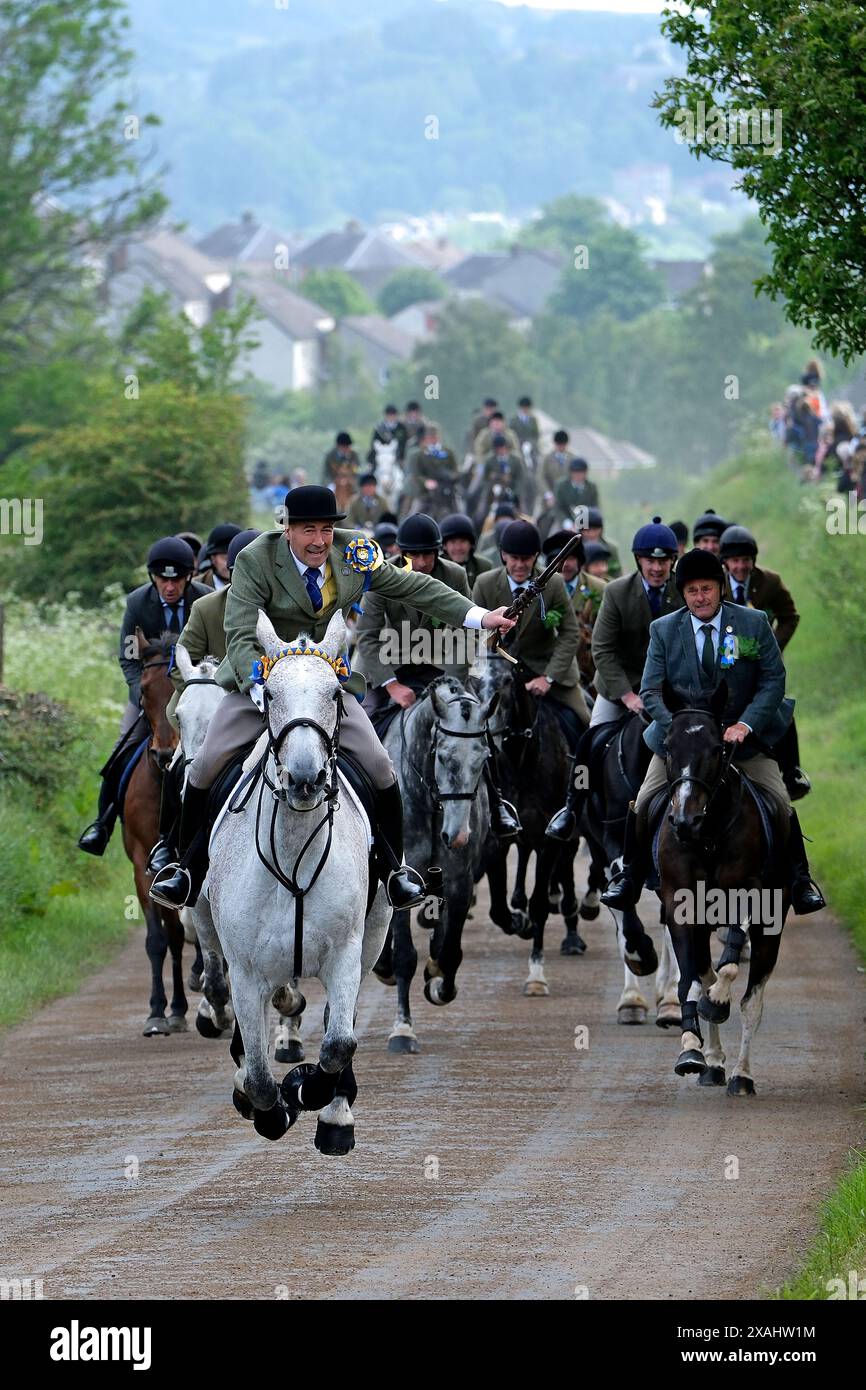 Hawick, UK, 07th June 2024 Shane Coltman, Hawick Common Riding 2024