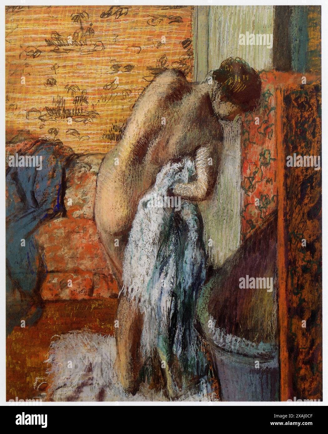 Après le bain - Edgar Degas Stock Photo - Alamy