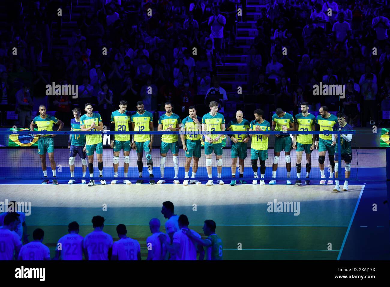 Brasil team group (BRA), JUNE 7, 2024 Volleyball FIVB Volleyball Nations League 2024 Men's