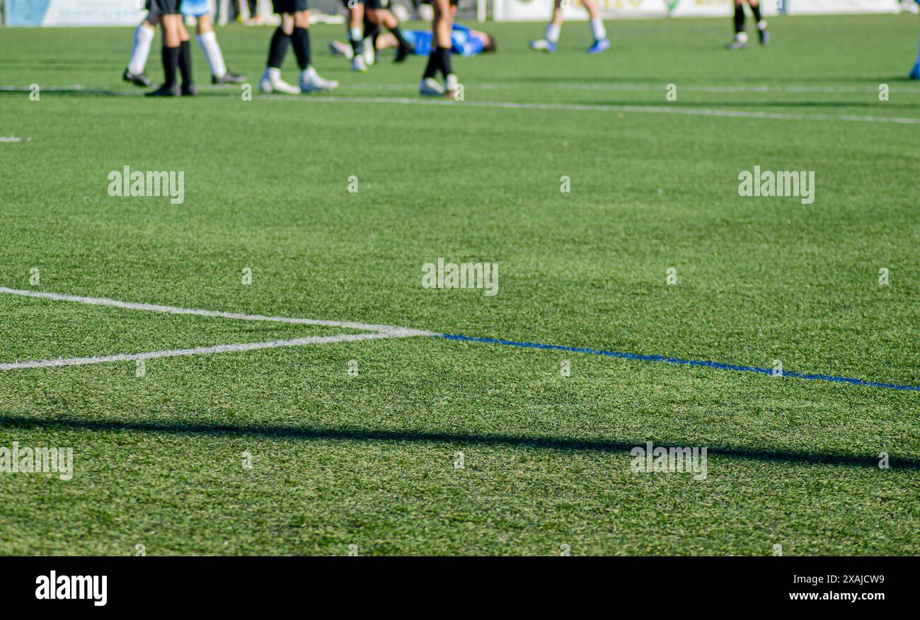 Fallen players legs hi-res stock photography and images - Alamy