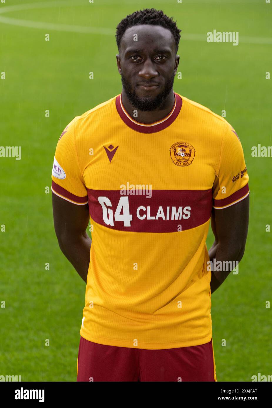 File photo dated 19-09-2023 of Motherwell's Bevis Mugabi. Motherwell ...