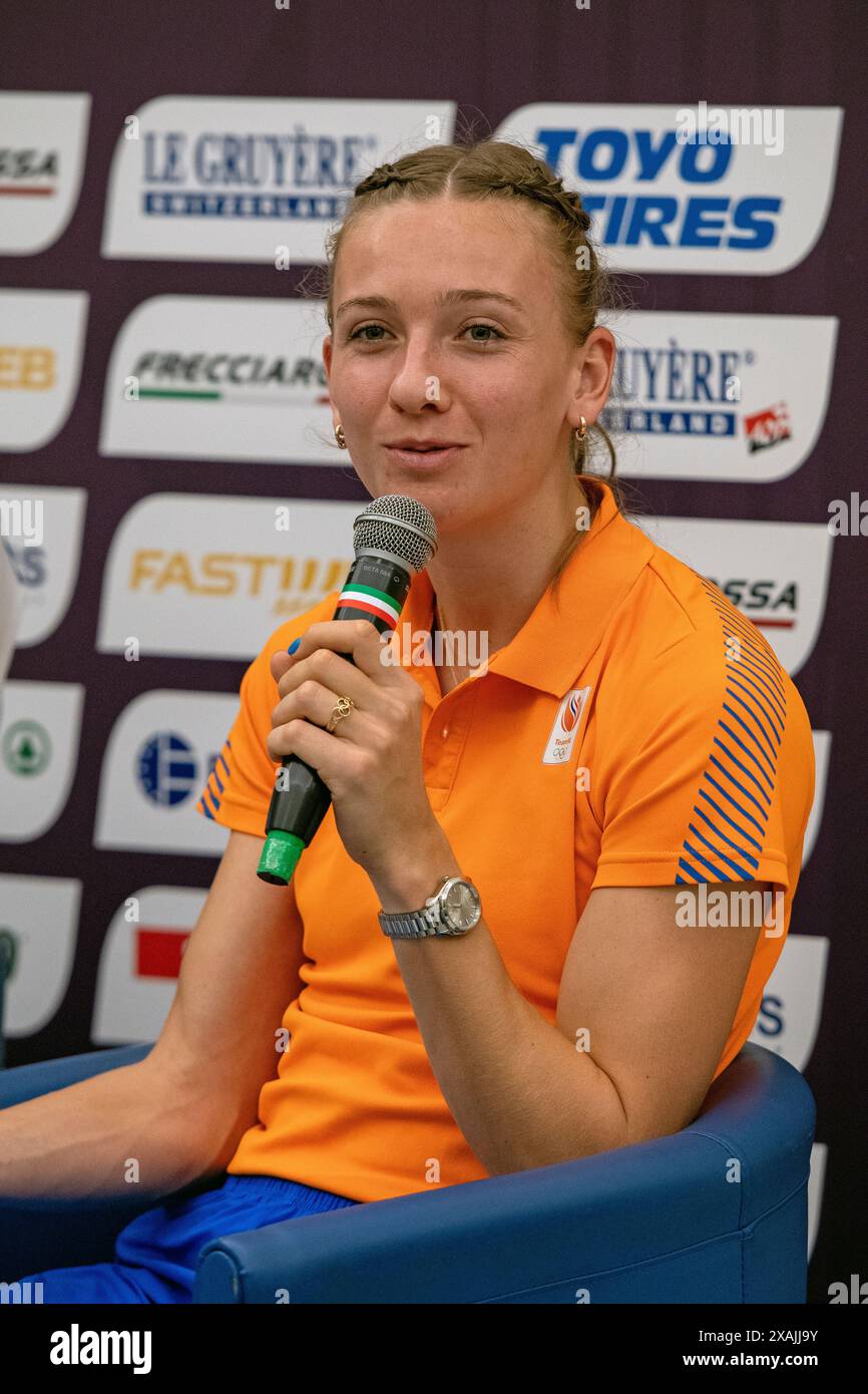 Femke Bol (NED), World and European women's 400m hurdles champion, at