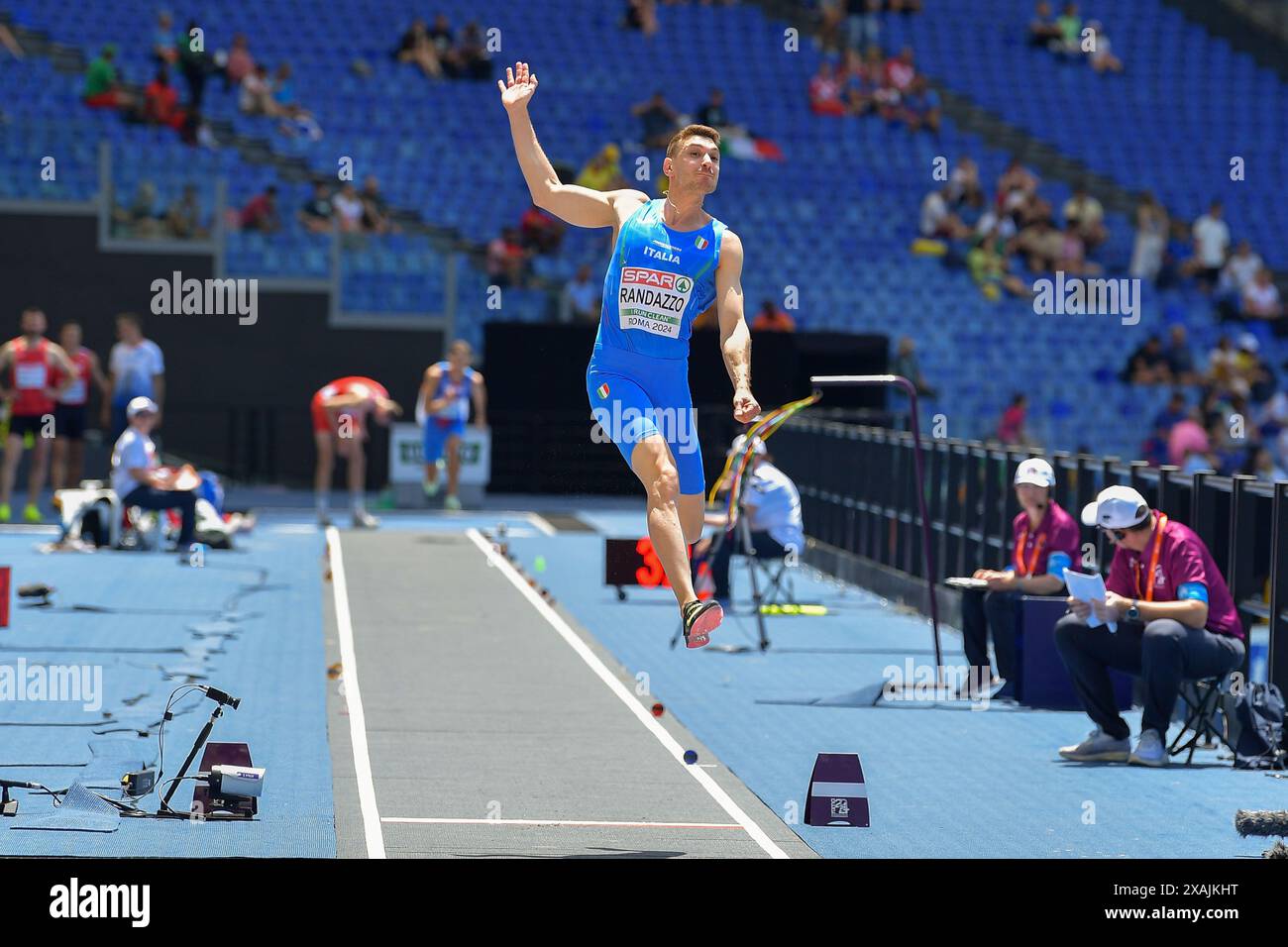 Rome, Italy. 07th June, 2024. Filippo Randazzo of Italy in action