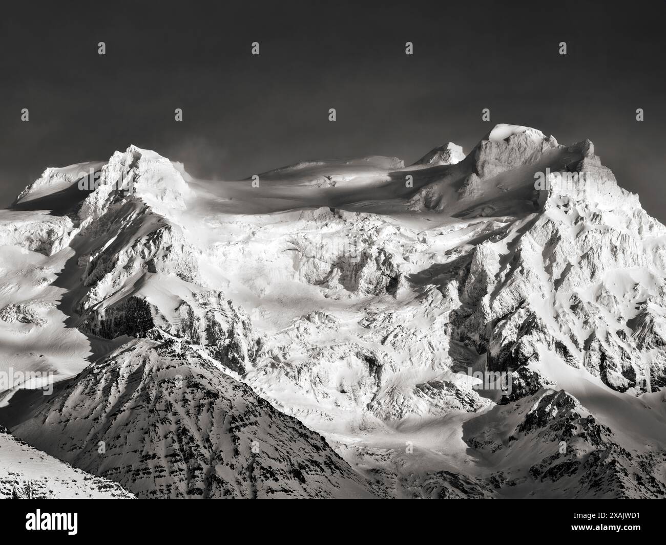 Ice Age landscape in Vatnajökull National Park, Iceland Stock Photo