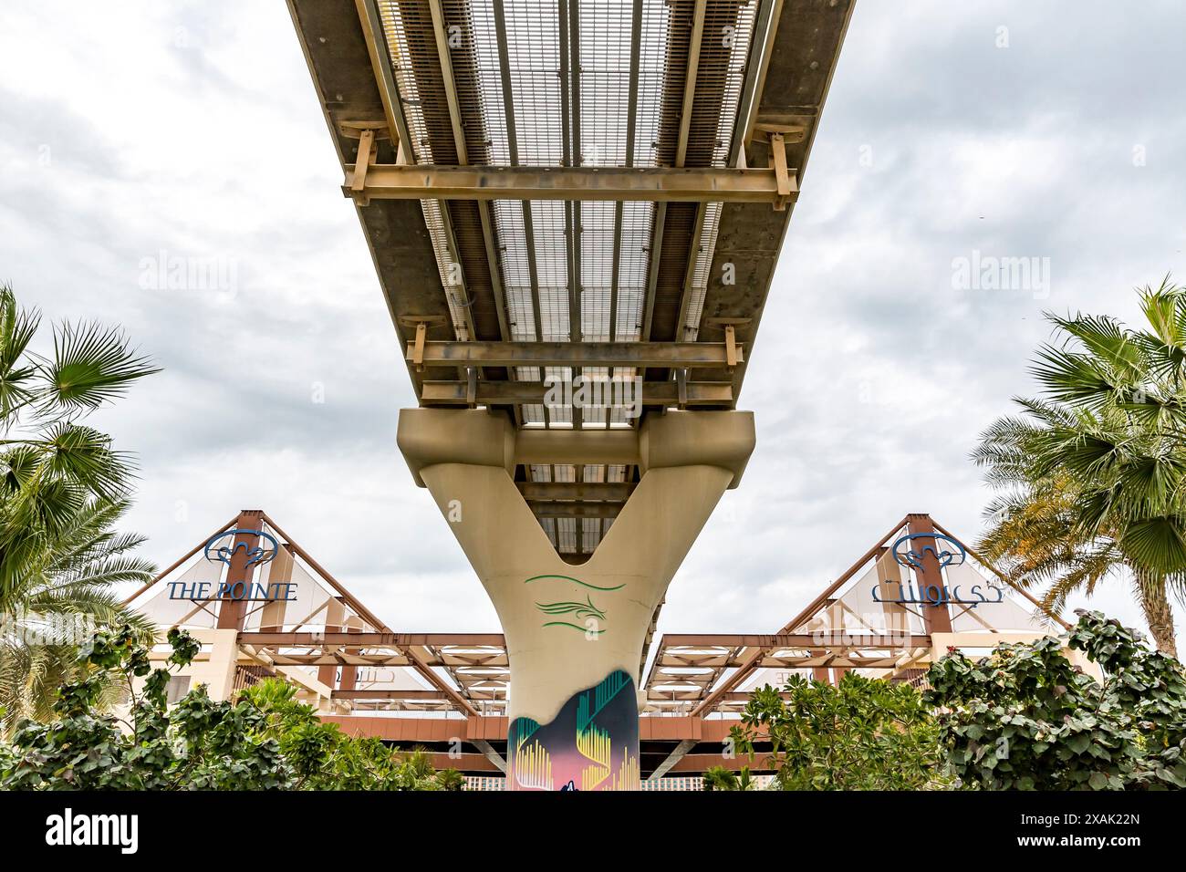 Monorail Station The Pointe on Palm Island, Palm Jumeirah Road, Dubai ...