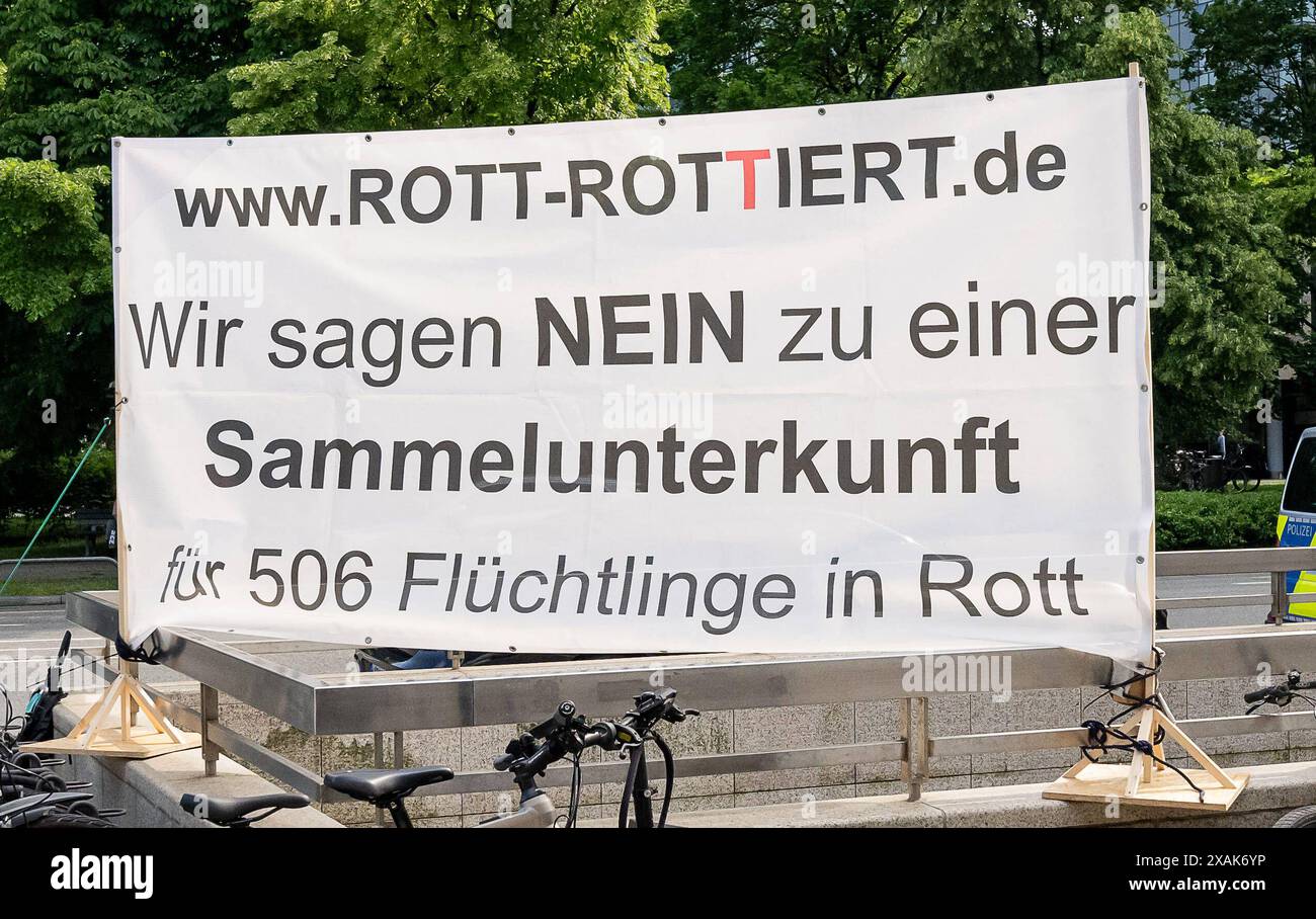 Muenchen GER, Wahlkampfschlussspurt von CDU und CSU zur Europawahl 2024 ...